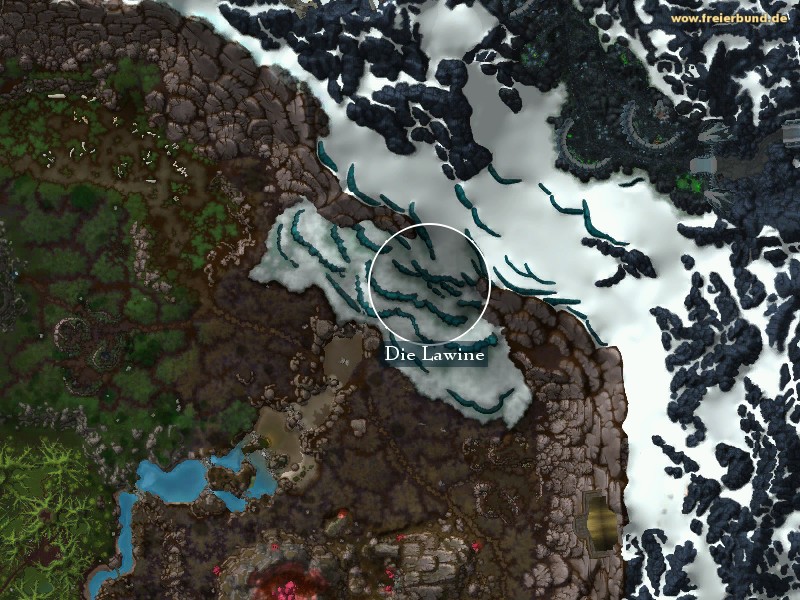 Die Lawine (The Avalanche) Landmark WoW World of Warcraft 
