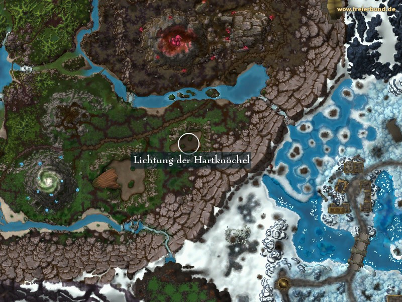 Lichtung der Hartknöchel (Hardknuckle Clearing) Landmark WoW World of Warcraft 