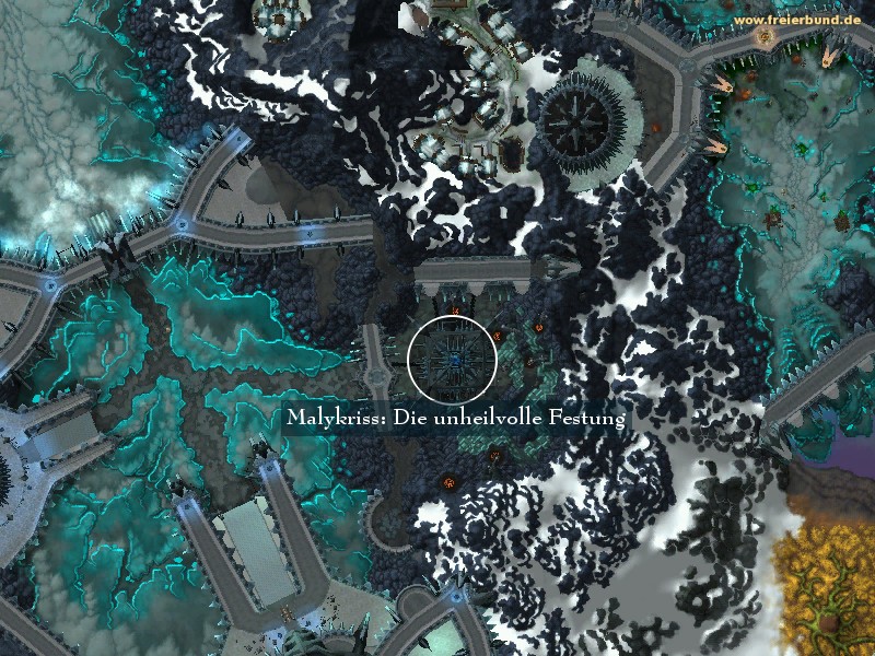 Malykriss: Die unheilvolle Festung (Malykriss: The Vile Hold) Landmark WoW World of Warcraft 