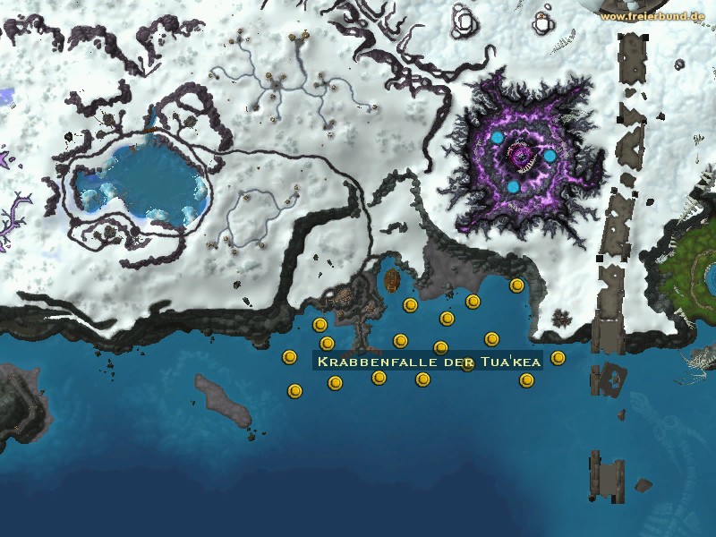 Krabbenfalle der Tua'kea (Tua'kea Crab Trap) Quest-Gegenstand WoW World of Warcraft 