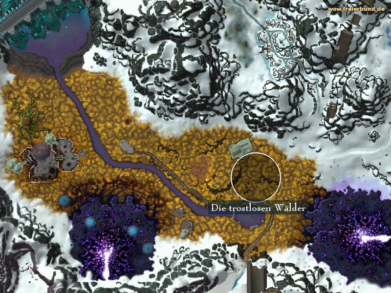 Die trostlosen Wälder (Forlorn Woods) Landmark WoW World of Warcraft 