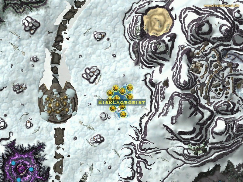 Eisklagegeist (Ice Revenant) Monster WoW World of Warcraft 