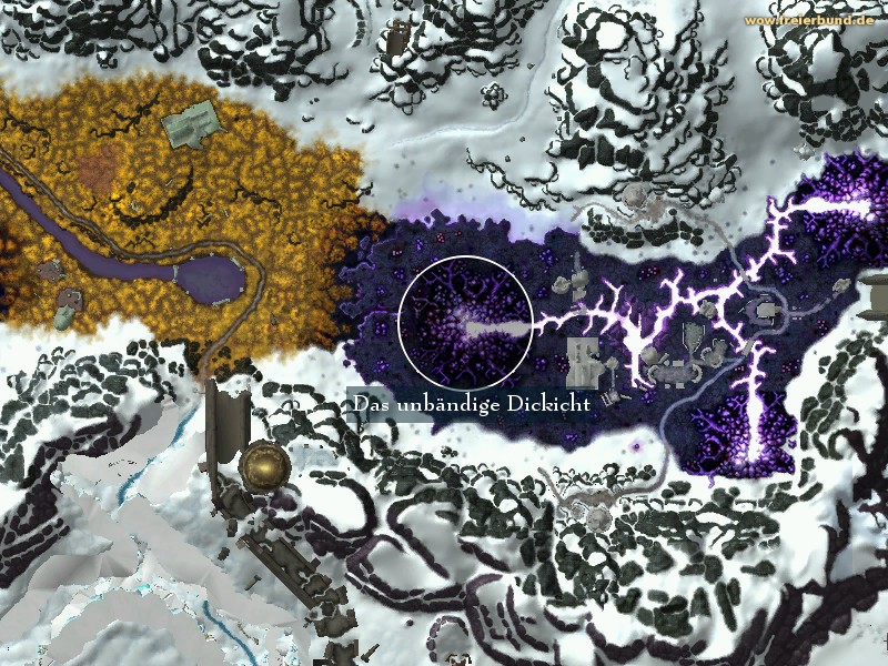 Das unbändige Dickicht (The Unbound Thicket) Landmark WoW World of Warcraft 