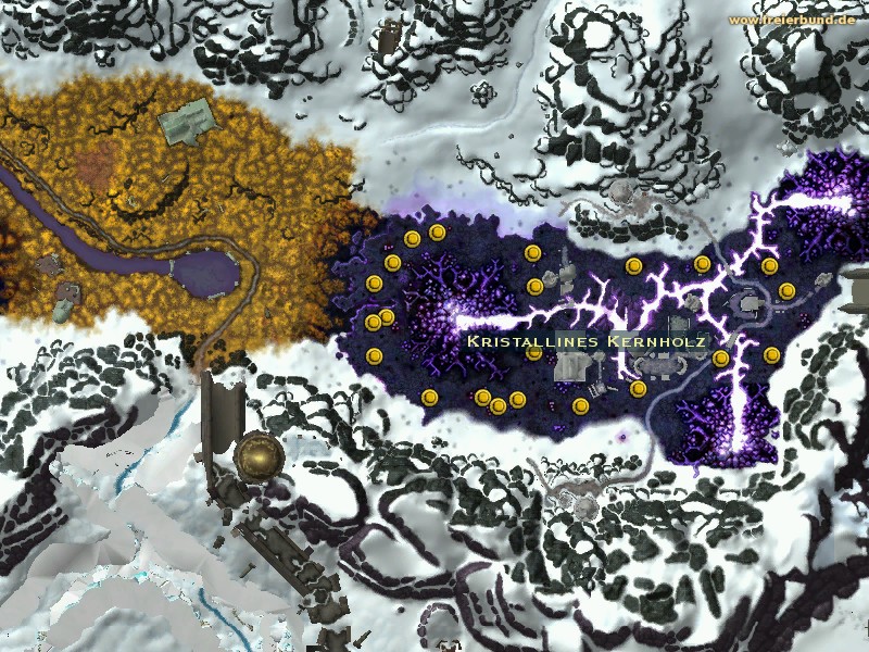 Kristallines Kernholz (Crystalline Heartwood) Quest-Gegenstand WoW World of Warcraft 