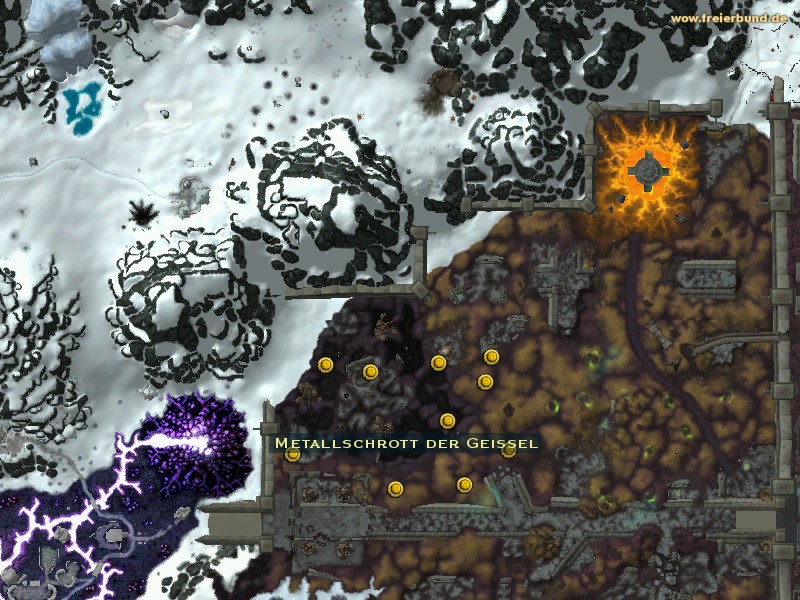 Metallschrott der Geißel (Scourge Scrap Metal) Quest-Gegenstand WoW World of Warcraft 