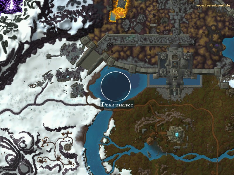 Drak'marsee (Drak'Mar Lake) Landmark WoW World of Warcraft 