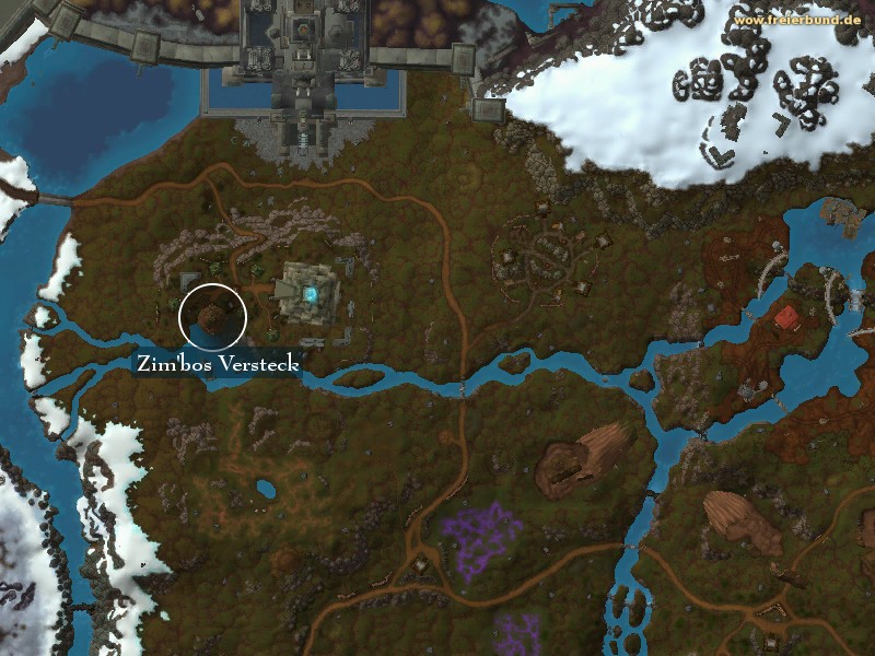Zim'bos Versteck (Zim'bos Hide) Landmark WoW World of Warcraft 
