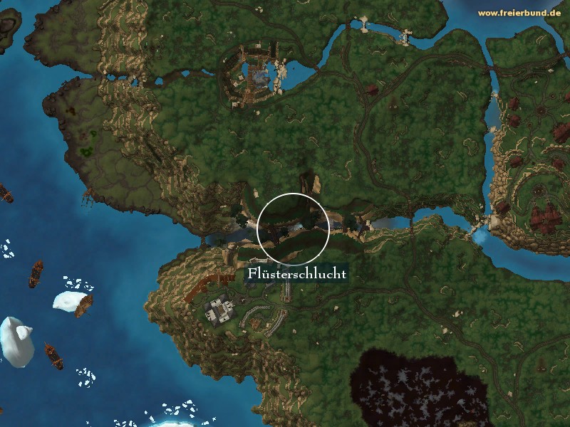 Flüsterschlucht (Whisper Gulch) Landmark WoW World of Warcraft 