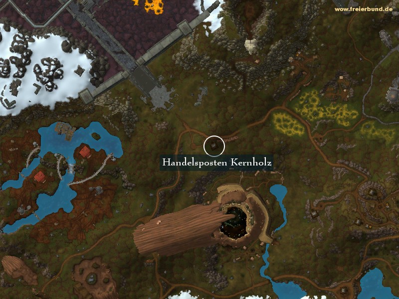 Handelsposten Kernholz (Heartwood Trading Post) Landmark WoW World of Warcraft 