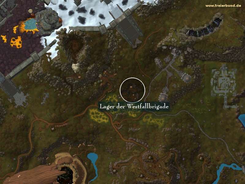 Lager der Westfallbrigade (Westfall Brigade Encampment) Landmark WoW World of Warcraft 