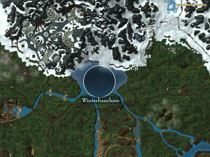 Winterhauchsee (Winter's Breath Lake) Landmark WoW World of Warcraft 