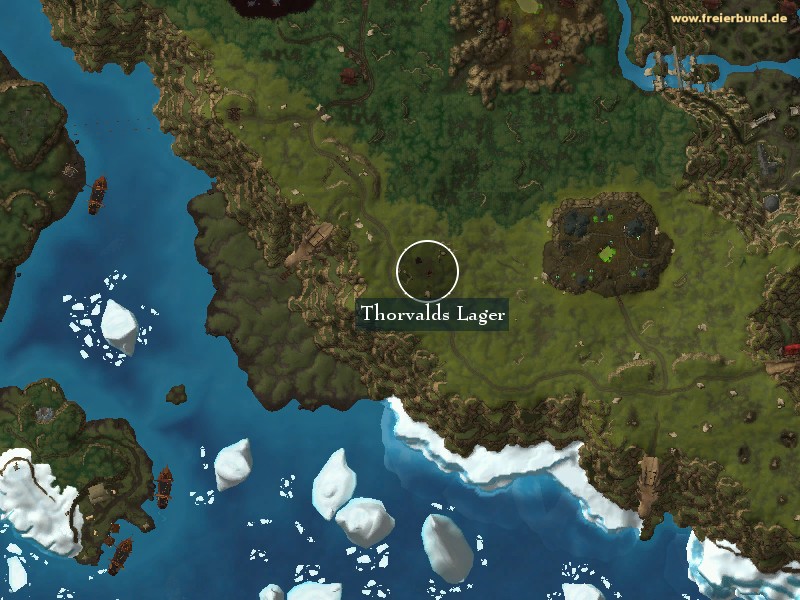 Thorvalds Lager (Thorvald's Camp) Landmark WoW World of Warcraft 