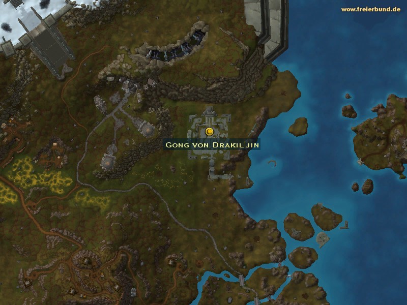 Gong von Drakil'jin (Gong of Drakil'jin) Quest-Gegenstand WoW World of Warcraft 