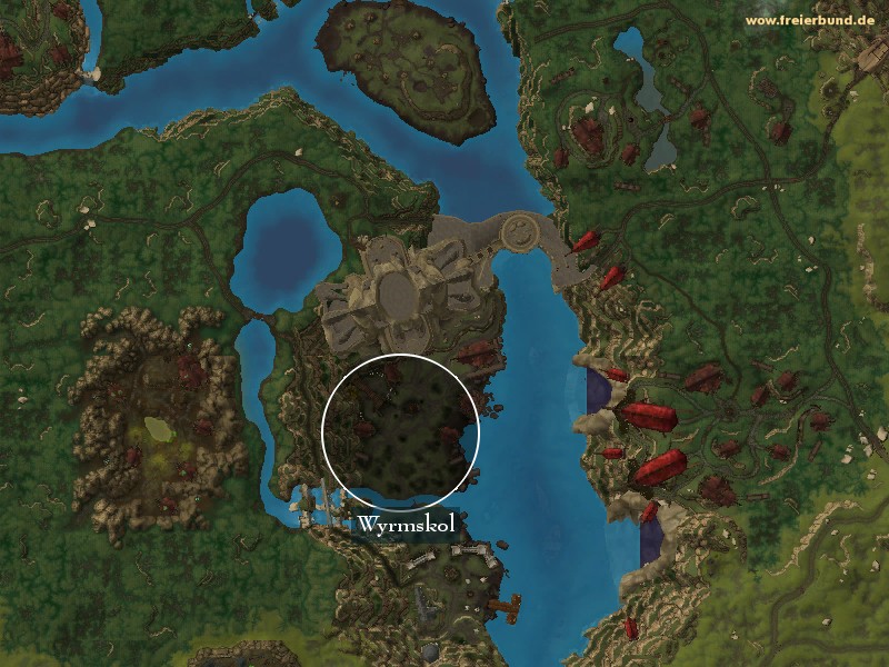 Wyrmskol (Wyrmskull) Landmark WoW World of Warcraft 