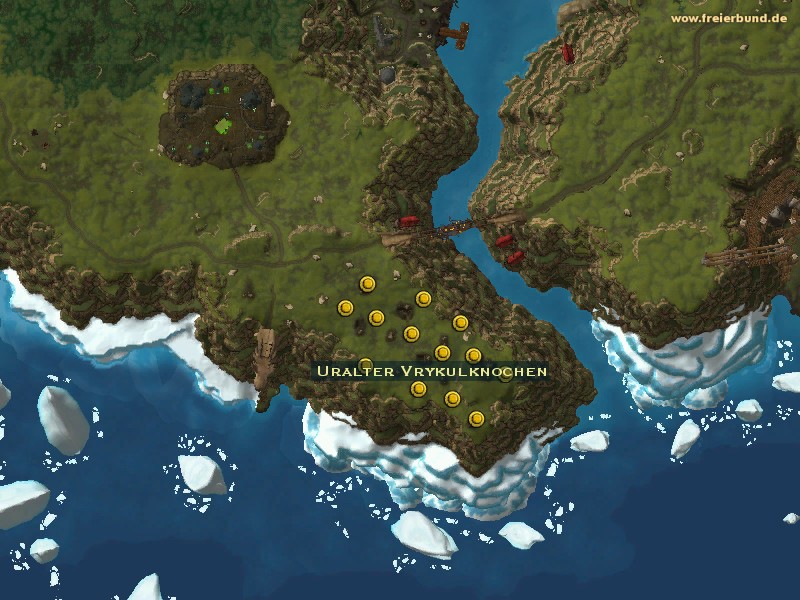 Uralter Vrykulknochen (Ancient Vrykul Bone) Quest-Gegenstand WoW World of Warcraft 