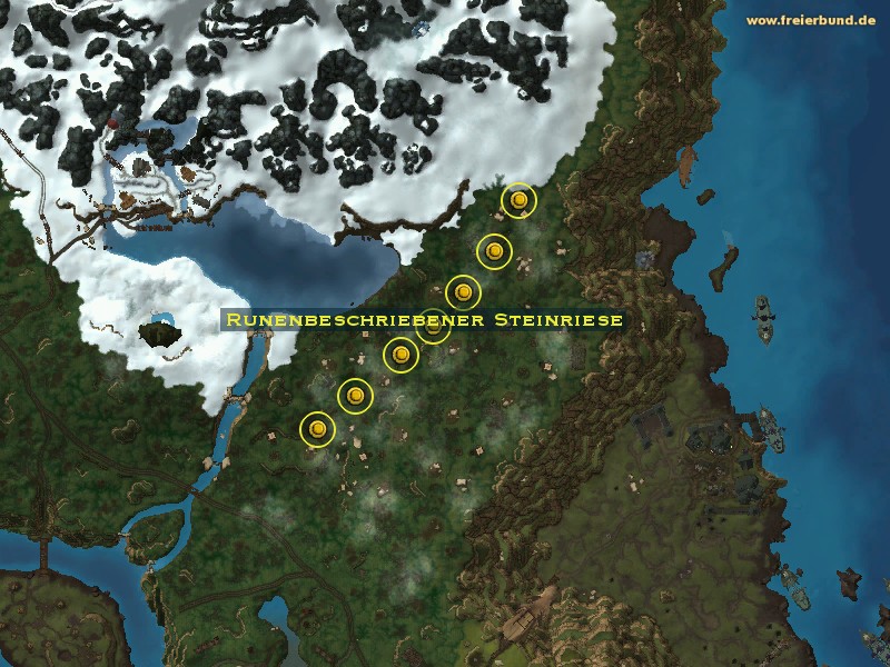 Runenbeschriebener Steinriese (Runed Stone Giant) Monster WoW World of Warcraft 