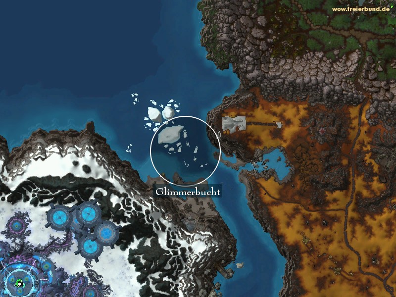 Glimmerbucht (Glimmer Bay) Landmark WoW World of Warcraft 