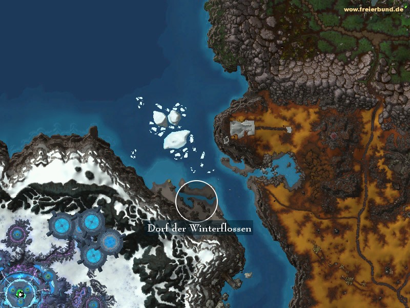 Dorf der Winterflossen (Winterfin Retreat) Landmark WoW World of Warcraft 