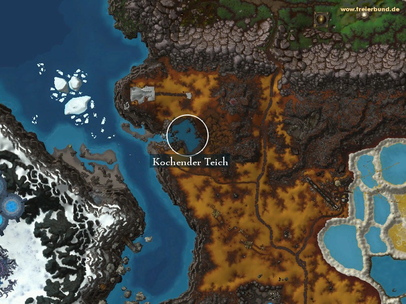 Kochender Teich (Blistering Pool) Landmark WoW World of Warcraft 