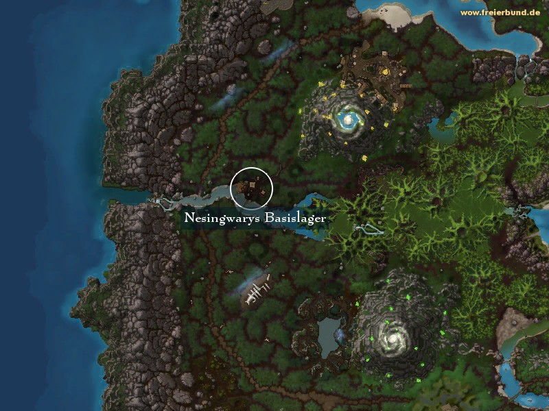 Nesingwarys Basislager (Nesingwary Base Camp) Landmark WoW World of Warcraft 