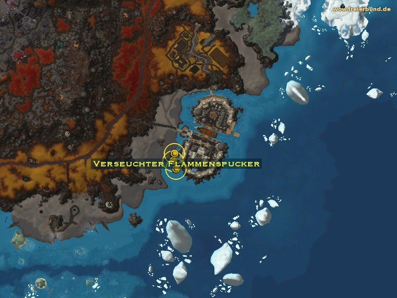 Verseuchter Flammenspucker (Scourged Flamespitter) Monster WoW World of Warcraft 