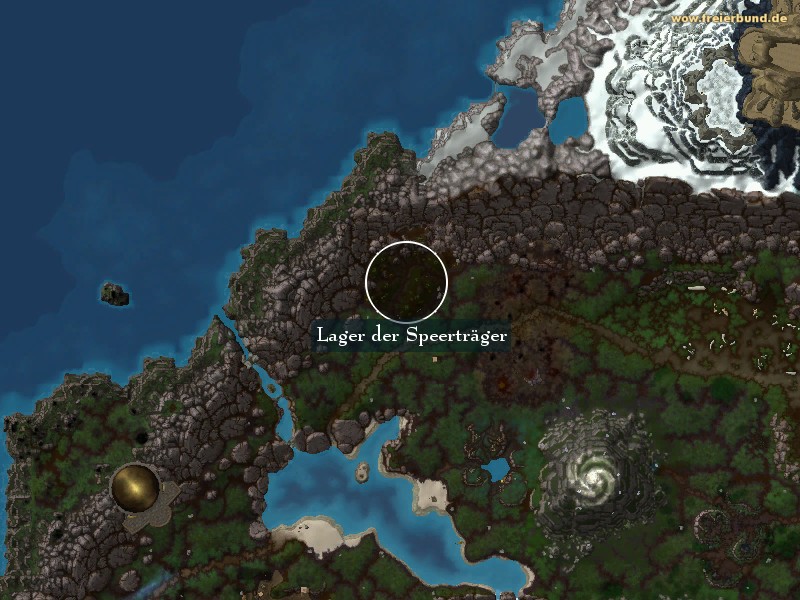 Lager der Speerträger (Spearborn Encampment) Landmark WoW World of Warcraft 