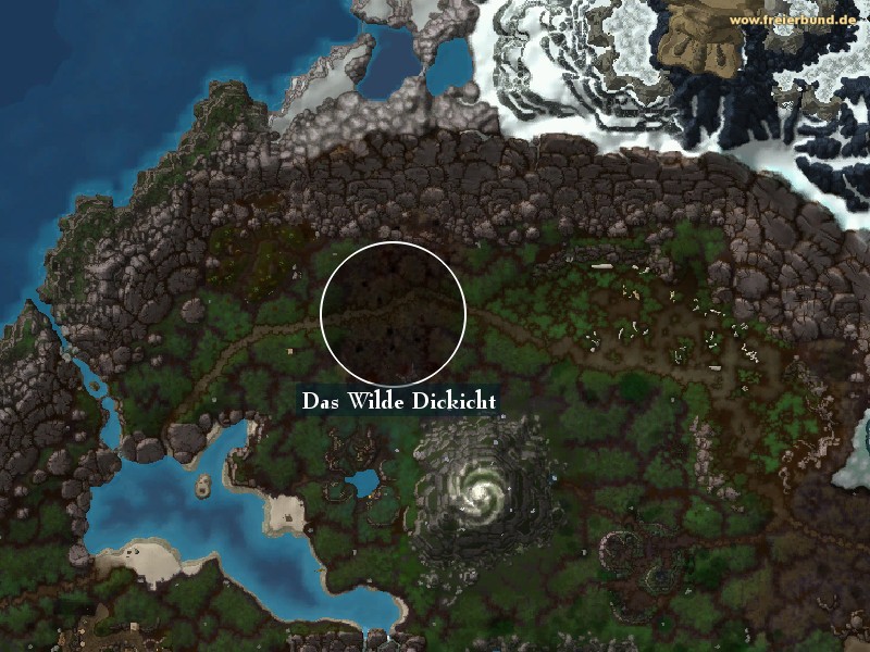 Das Wilde Dickicht (The Savage Thicket) Landmark WoW World of Warcraft 