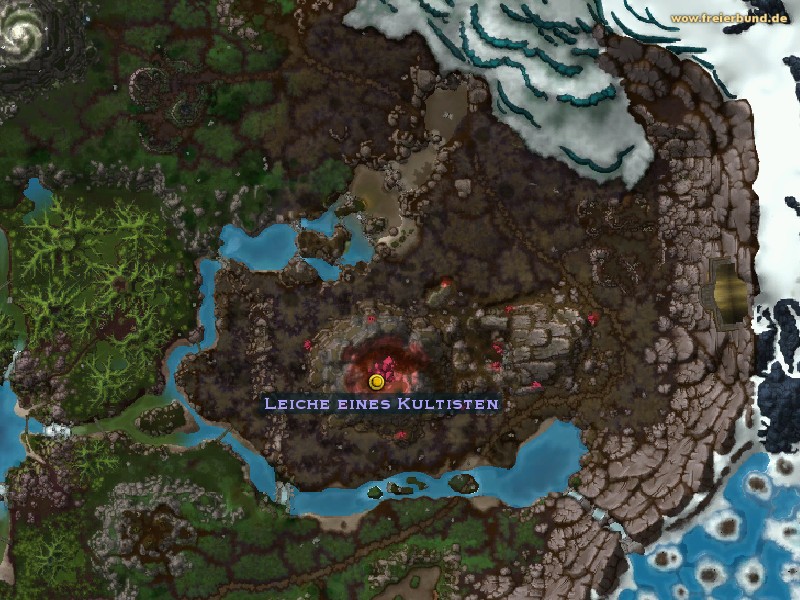 Leiche eines Kultisten (Cultist Corpse) Quest NSC WoW World of Warcraft 