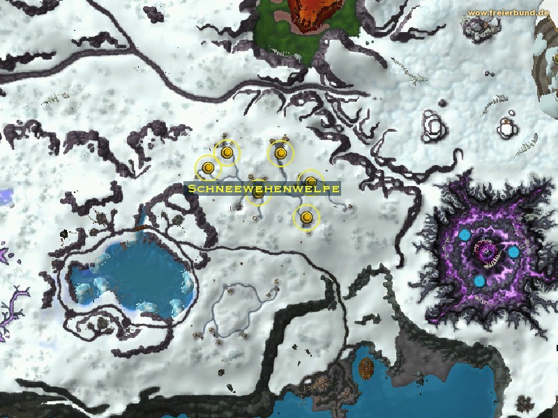 Schneewehenwelpe (Snowfall Glade Pup) Monster WoW World of Warcraft 