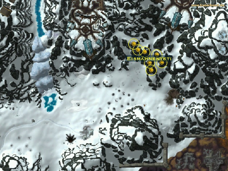 Eismähnenyeti (Icemane Yeti) Monster WoW World of Warcraft 