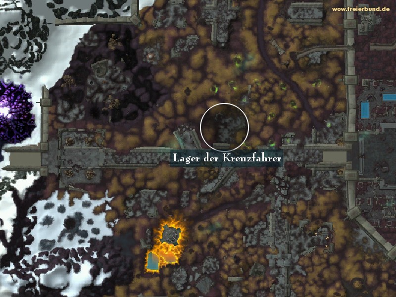 Lager der Kreuzfahrer (Crusader Forward Camp) Landmark WoW World of Warcraft 