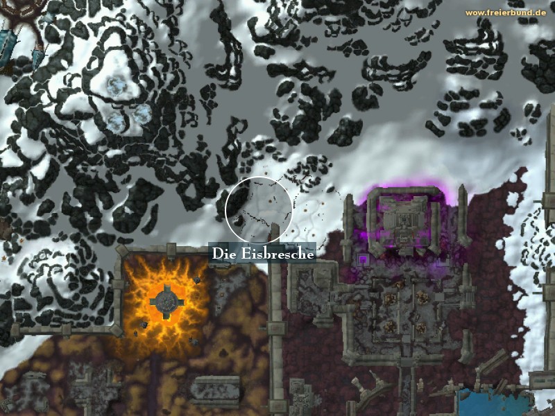 Die Eisbresche (Frigid Breach) Landmark WoW World of Warcraft 