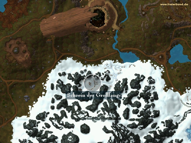 Schrein des Grollfangs (Rage Fang Shrine) Landmark WoW World of Warcraft 