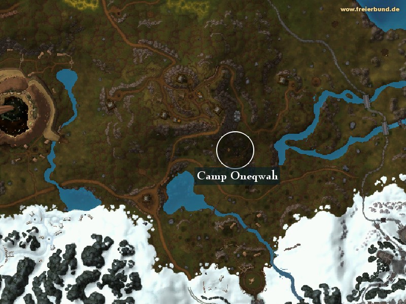 Camp Oneqwah (Camp Oneqwah) Landmark WoW World of Warcraft 