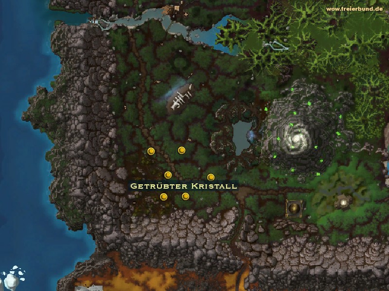 Getrübter Kristall (Tainted Crystal) Quest-Gegenstand WoW World of Warcraft 