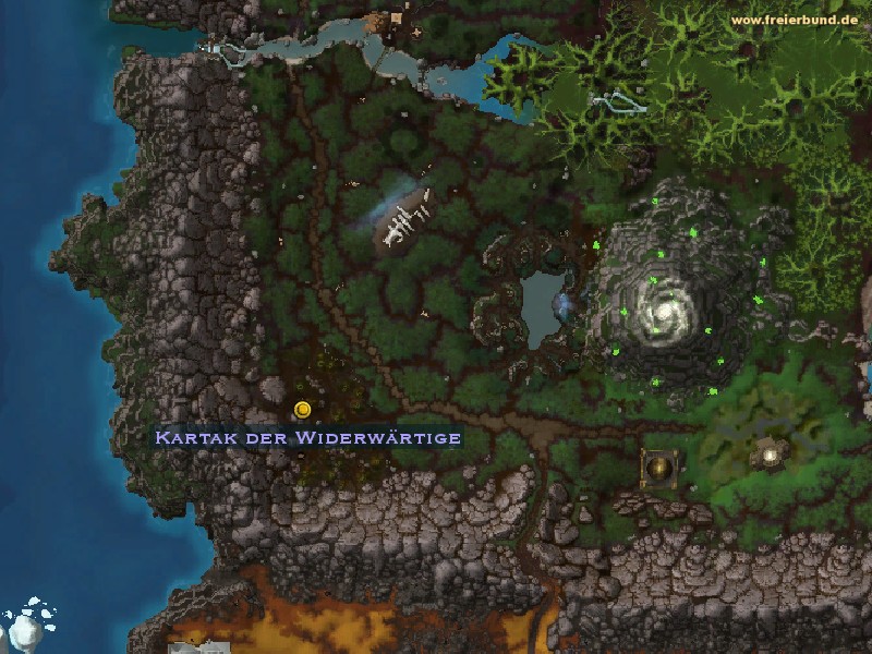 Kartak der Widerwärtige (Kartak the Abominable) Quest NSC WoW World of Warcraft 
