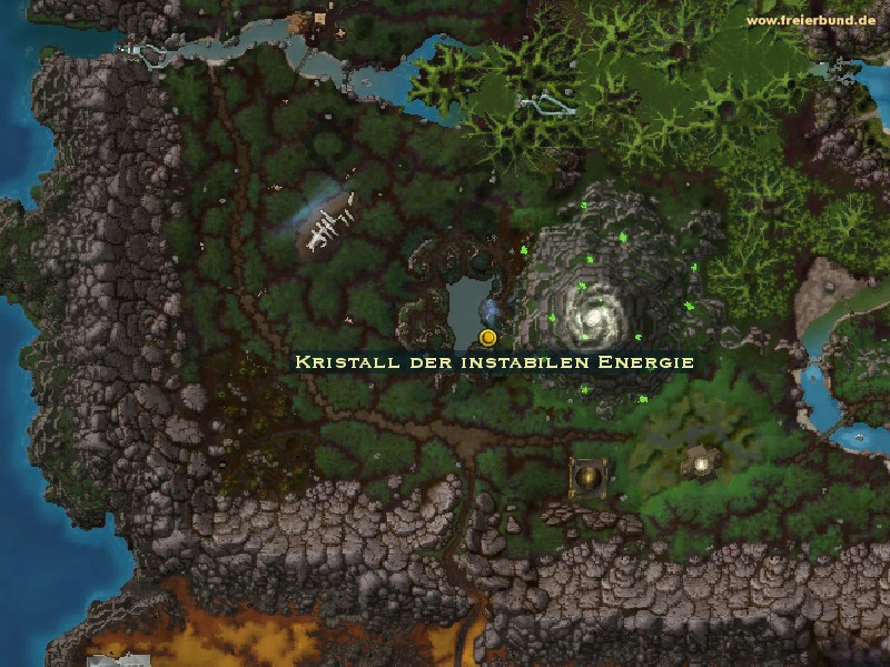 Kristall der instabilen Energie (Crystal of Unstable Energy) Quest-Gegenstand WoW World of Warcraft 