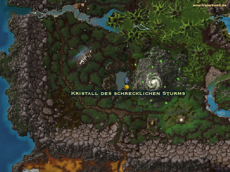 Kristall des schrecklichen Sturms (Crystal of the Violent Storm) Quest-Gegenstand WoW World of Warcraft 