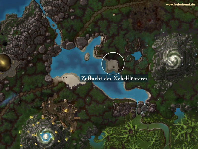 Zuflucht der Nebelflüsterer (Mistwhisper Refuge) Landmark WoW World of Warcraft 