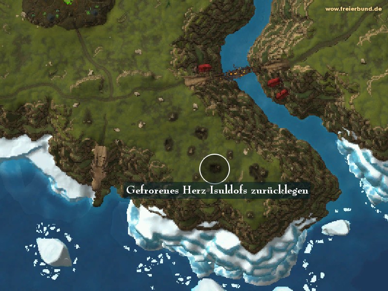 Gefrorenes Herz Isuldofs zurücklegen (Return the Frozen Heart of Isuldof) Landmark WoW World of Warcraft 
