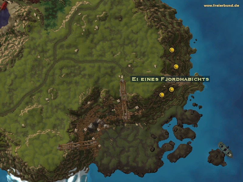 Ei eines Fjordhabichts (Fjord Hawk Egg) Quest-Gegenstand WoW World of Warcraft 