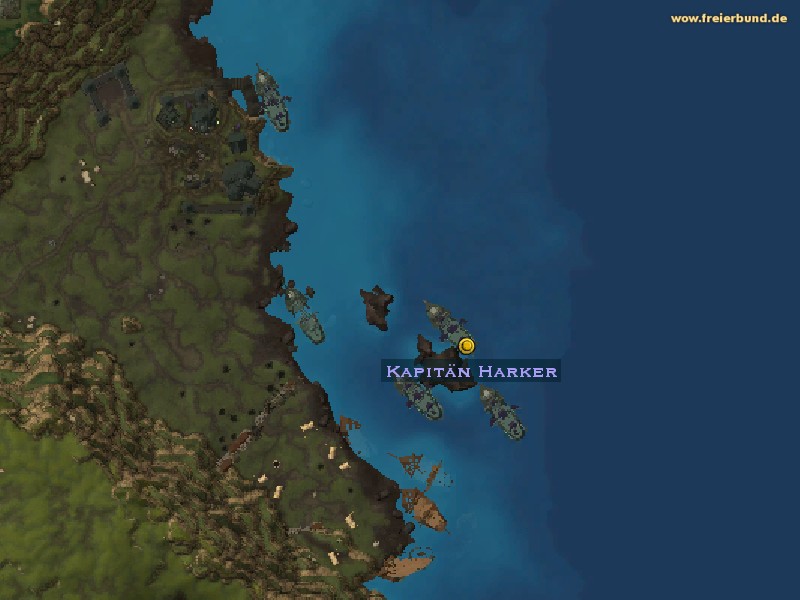 Kapitän Harker (Captain Harker) Quest NSC WoW World of Warcraft 