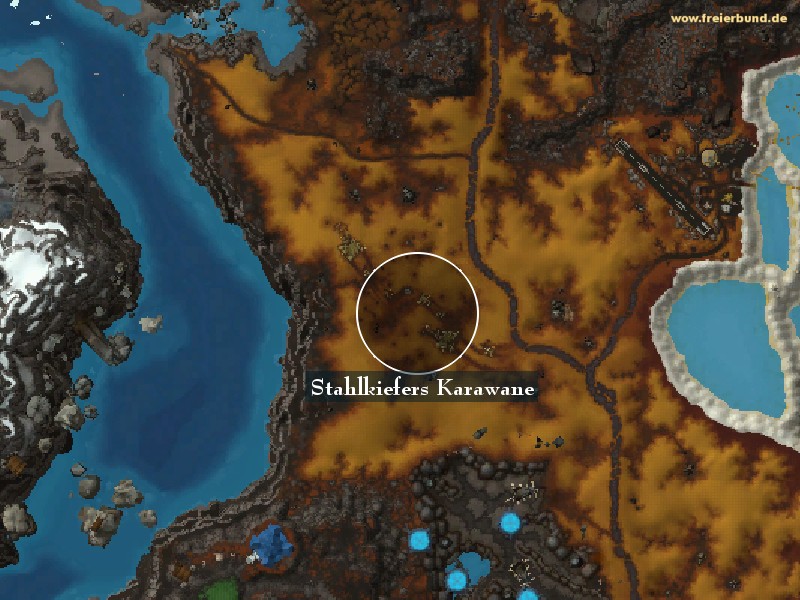 Stahlkiefers Karawane (Steeljaw's caravan) Landmark WoW World of Warcraft 