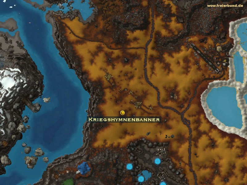 Kriegshymnenbanner (Warsong Banner) Quest-Gegenstand WoW World of Warcraft 
