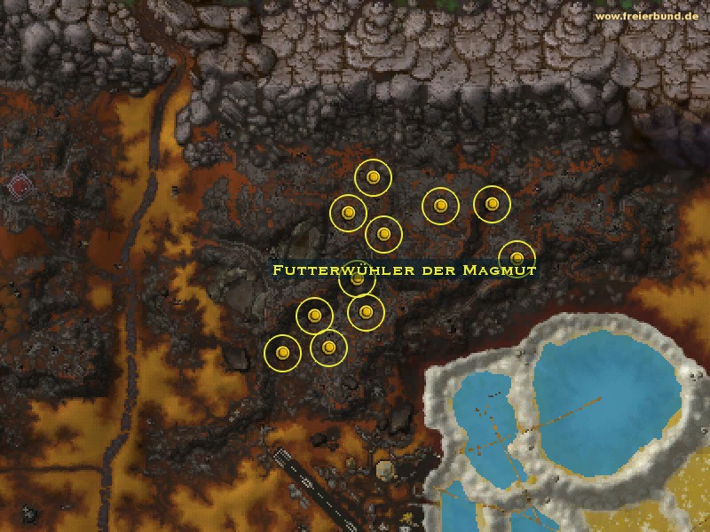 Futterwühler der Magmut (Magmoth Forager) Monster WoW World of Warcraft 