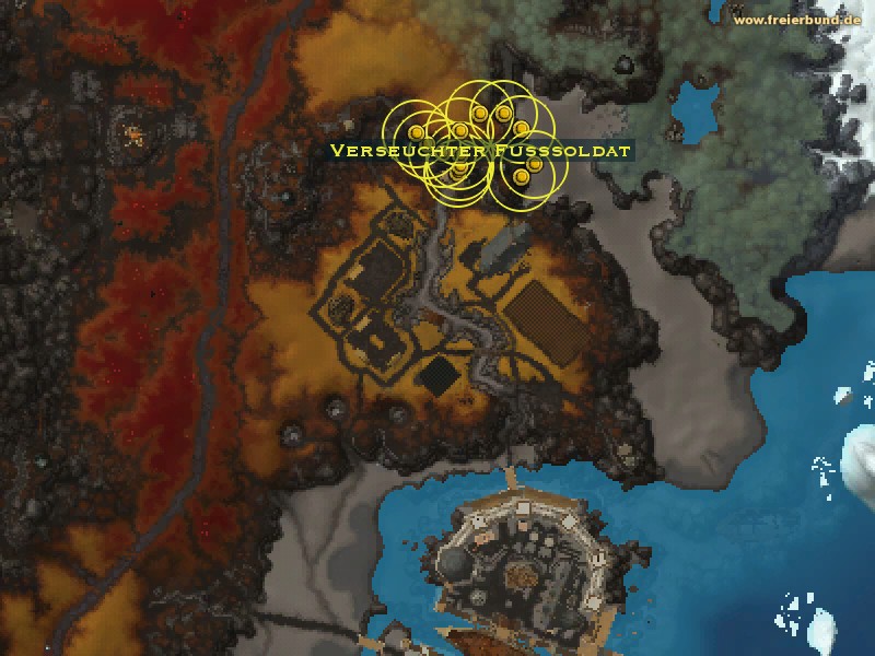 Verseuchter Fußsoldat (Scourged Footman) Monster WoW World of Warcraft 