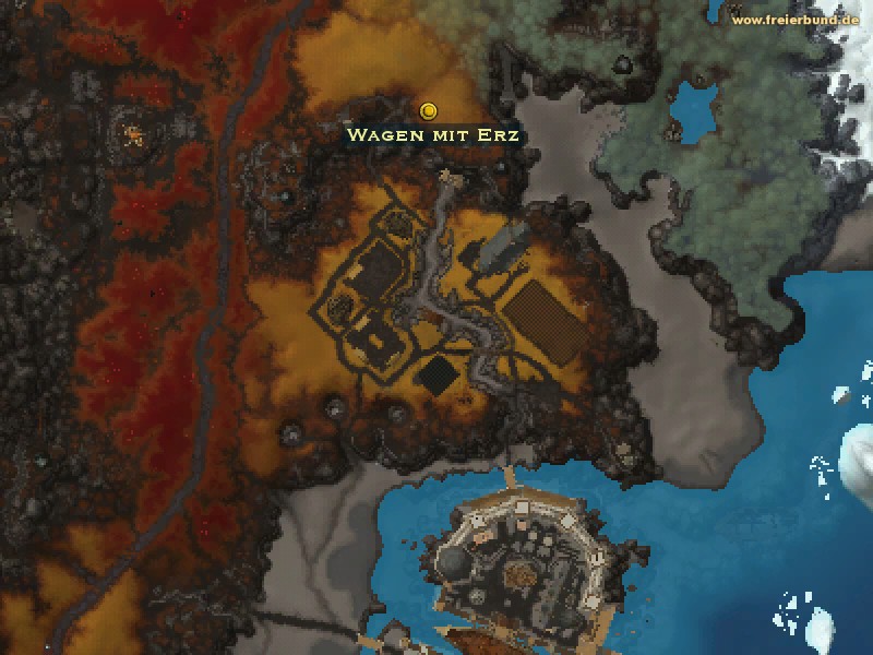 Wagen mit Erz (Ore Cart) Quest-Gegenstand WoW World of Warcraft 
