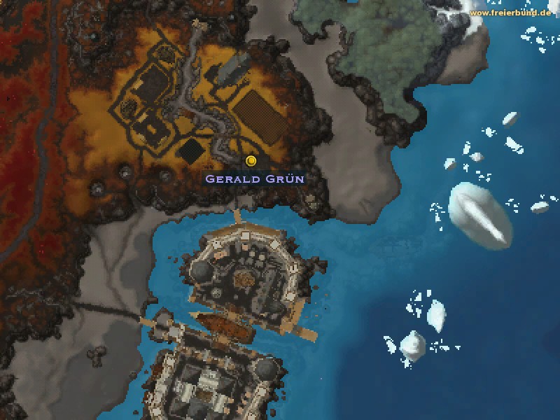 Gerald Grün (Gerald Green) Quest NSC WoW World of Warcraft 