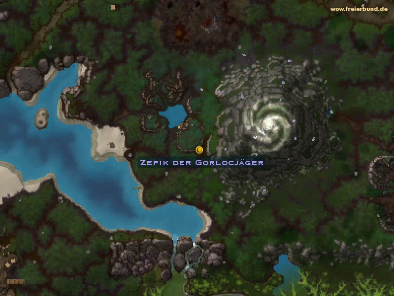Zepik der Gorlocjäger (Zepik the Gorloc Hunter) Quest NSC WoW World of Warcraft 