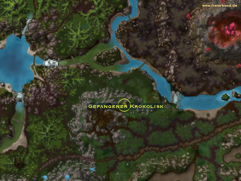 Gefangener Krokolisk (Captive Crocolisk) Monster WoW World of Warcraft 